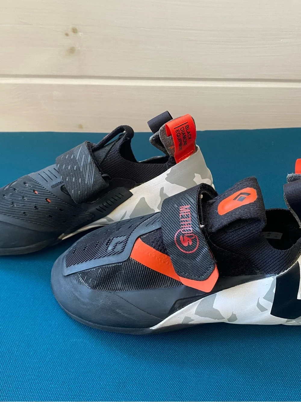 Black Diamond Black and Orange Method S Climbing Shoes